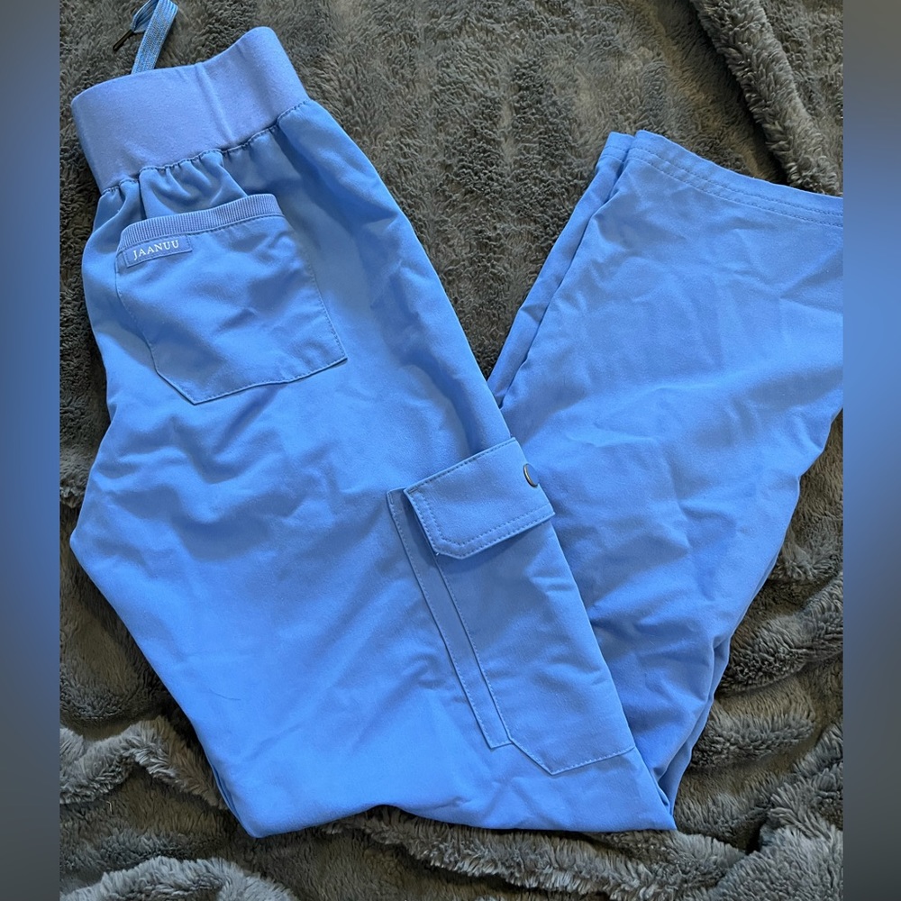 Jaanuu ceil blue xxs scrub pants